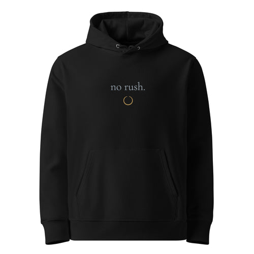 Noméa Unisex-Kapuzenpullover mit Stickerei - no rush. - noméa studio