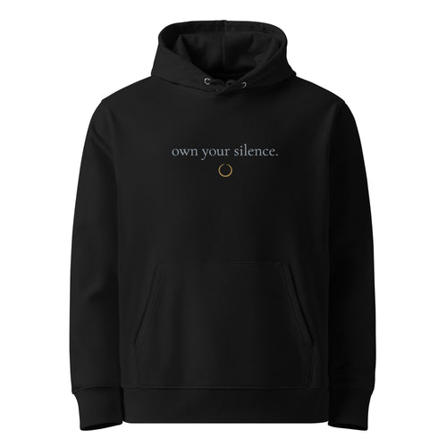 Noméa Unisex-Kapuzenpullover mit Stickerei - own your silence. - noméa studio