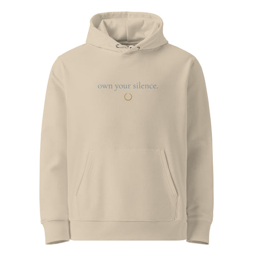 Noméa Unisex-Kapuzenpullover mit Stickerei - own your silence. - noméa studio
